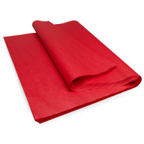 24" x 36" SatinPack™ Tissue Paper Sheets, Scarlet Red